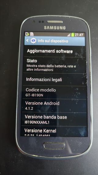 Samsung Galaxy S3 Mini Blu Sbloccato