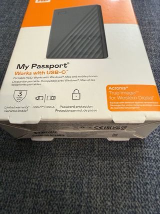 Disco Duro Externo WD My Passport 2TB