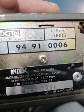 emisora radio aficionado INTEK FM-548SX radio frecuencia