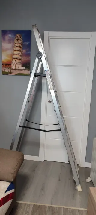 Escalera aluminio 7 peldaños