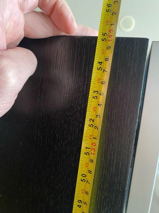 Mueble de baño madera y cristal