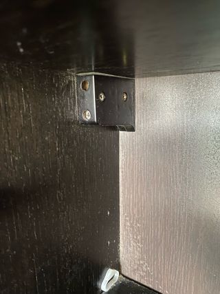 Mueble de baño madera y cristal