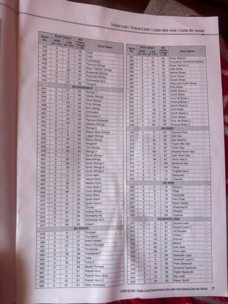 Tastierista digitale Yamaha PSR-E433