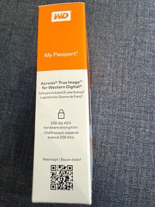 WD My Passport Disco Duro Externo 4TB Rojo