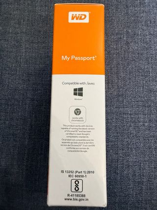 WD My Passport Disco Duro Externo 4TB Rojo