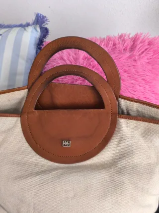 Bolso Gloria Ortiz Beige y Marrón