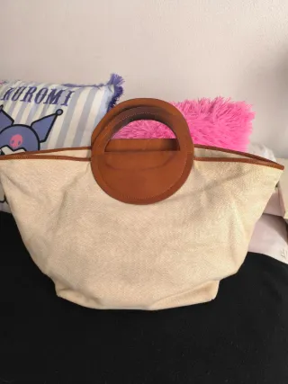 Bolso Gloria Ortiz Beige y Marrón