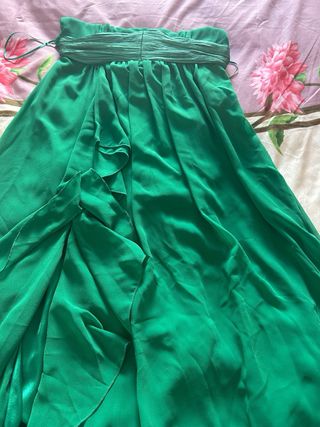 Vestido fiesta Tintoreto verde Talla M