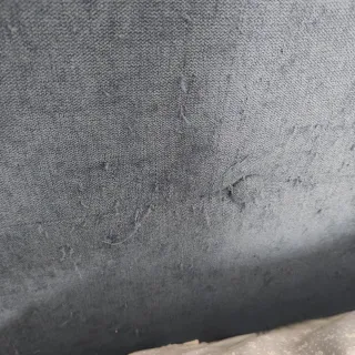 Cabecero de cama azul individual