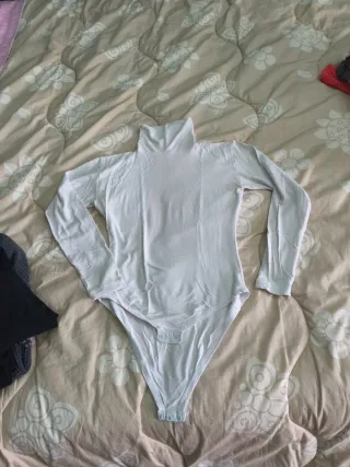 Body collo alto bianco taglia M