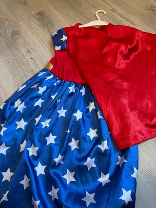 Disfraz Superwoman Niña  Talla 8-10 años