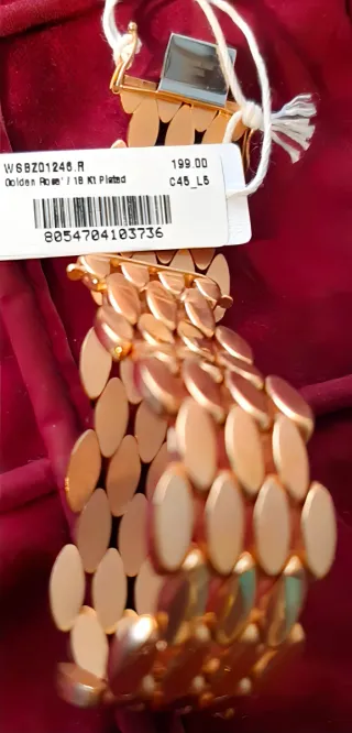 Bracciale Bronzallure placcato oro 18 Kt