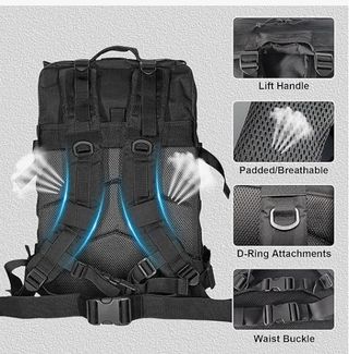 Mochila Táctica Militar 45L Impermeable