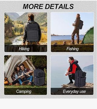 Mochila Táctica Militar 45L Impermeable