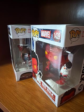 Pack 2 Funko Pop Capitán América Falcon y Red Hulk