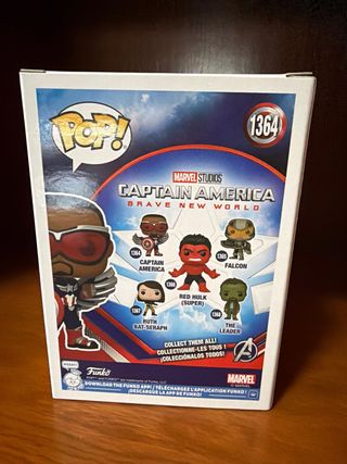 Pack 2 Funko Pop Capitán América Falcon y Red Hulk