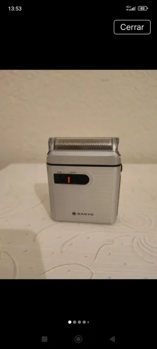 Afeitadora Eléctrica Sanyo SV M730 Pilas