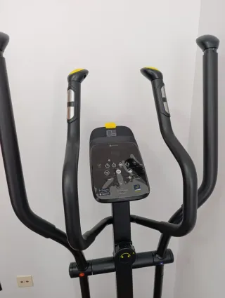 Elíptica negra y amarilla