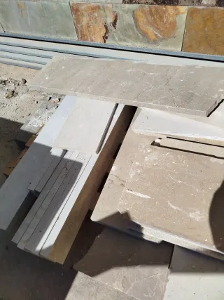 Lote de Mármol para Construcción