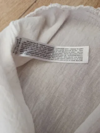 Vestido blanco niña encaje verano