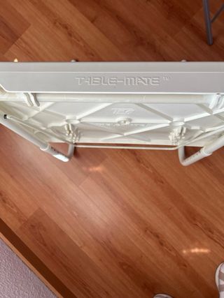 Conj. mesa plegable y 4 sillas auxiliares jardín