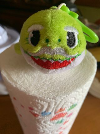 Portachiavi squalo peluche