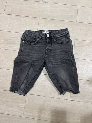 Bermudas vaqueras Inside negras T.36