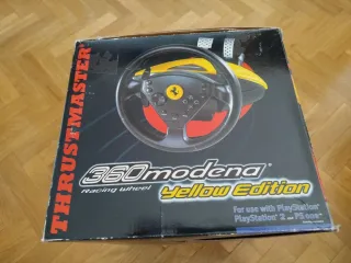 Volante Ferrari PS2 360 Modena Yellow Ed.