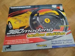 Volante Ferrari PS2 360 Modena Yellow Ed.