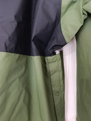 Chubasquero Columbia gris y verde