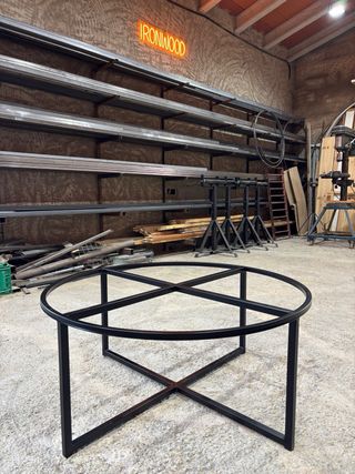 Estructura de acero para muebles
