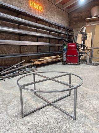 Estructura de acero para muebles