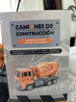 Camión hormigonera RC con mando