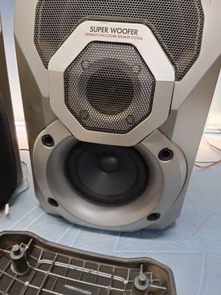 Altavoces PANASONIC super woofer SB-AK27 , 100w.