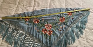 Mantoncillo Flamenca Bordado Flores