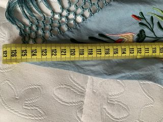 Mantoncillo Flamenca Bordado Flores