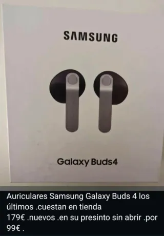 Auriculares Samsung Galaxy Buds4 Nuevos