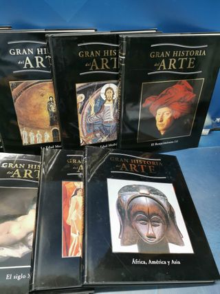 10 tomos HISTORIA DEL ARTE ESPAÑOL. EDITORIAL PLANETA. GRAN FORMATO. TAPA DURA , con sobrecubierta