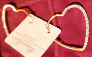 Orecchini Bronzallure placcato Oro 18 Kt e zirconi