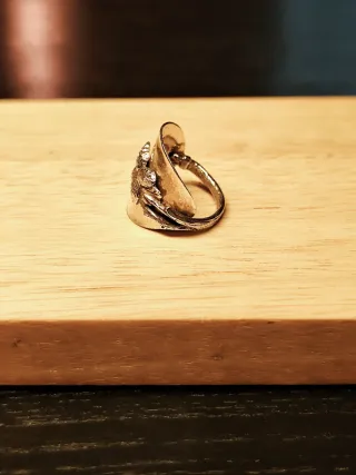 Anillo Cuchara Antigua, Plata y Ajustable