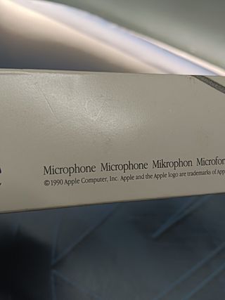 Microfono per computer, Apple Mac vintage 1990