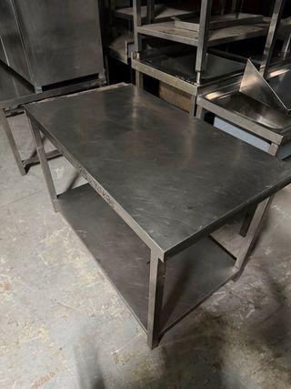 Mesa de ACERO inoxidable industrial
