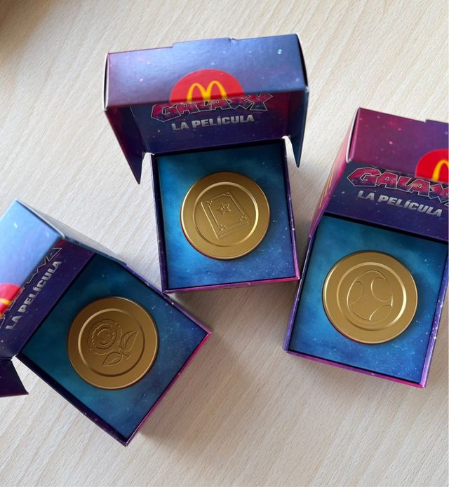 Lote 3 Monedas McDonald's Super Mario Galaxy