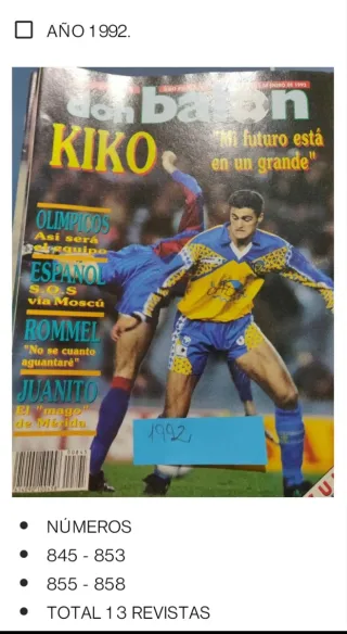 Revistas Don balón.