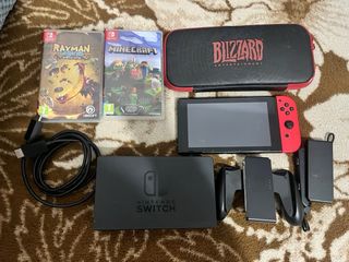 Nintendo Switch Negra y Roja