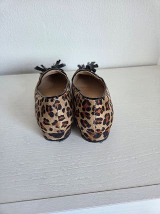 Mocasines de mujer con estampado de leopardo