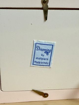 Portafoto rosa con fiori