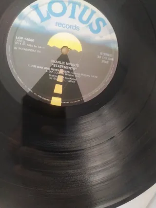 Dichiarazioni di Charlie Mingus: disco jazz in vinile