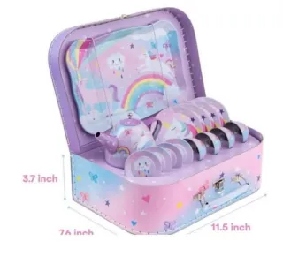 Caja Juego de té, Infantil Unicornio Jewelkeeper