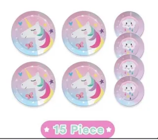 Caja Juego de té, Infantil Unicornio Jewelkeeper